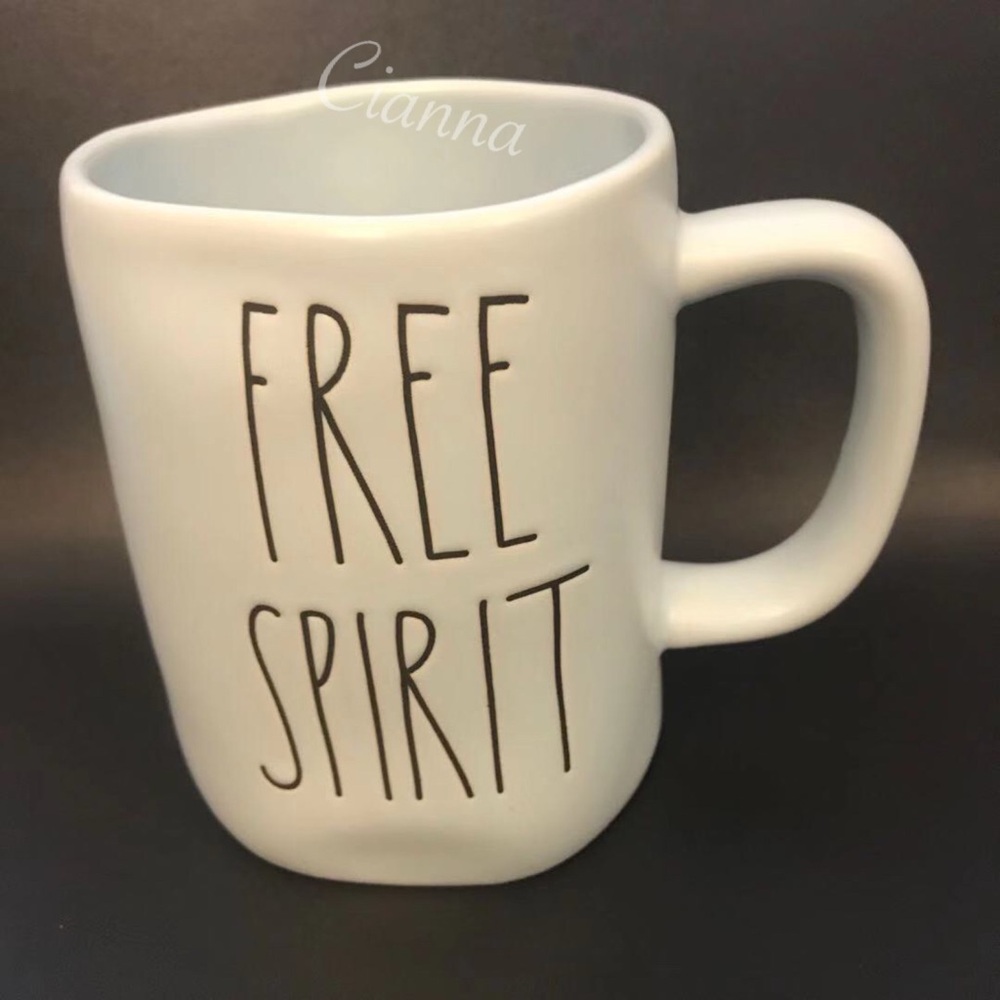 Rae Dunn Blue Free Spirit Mug